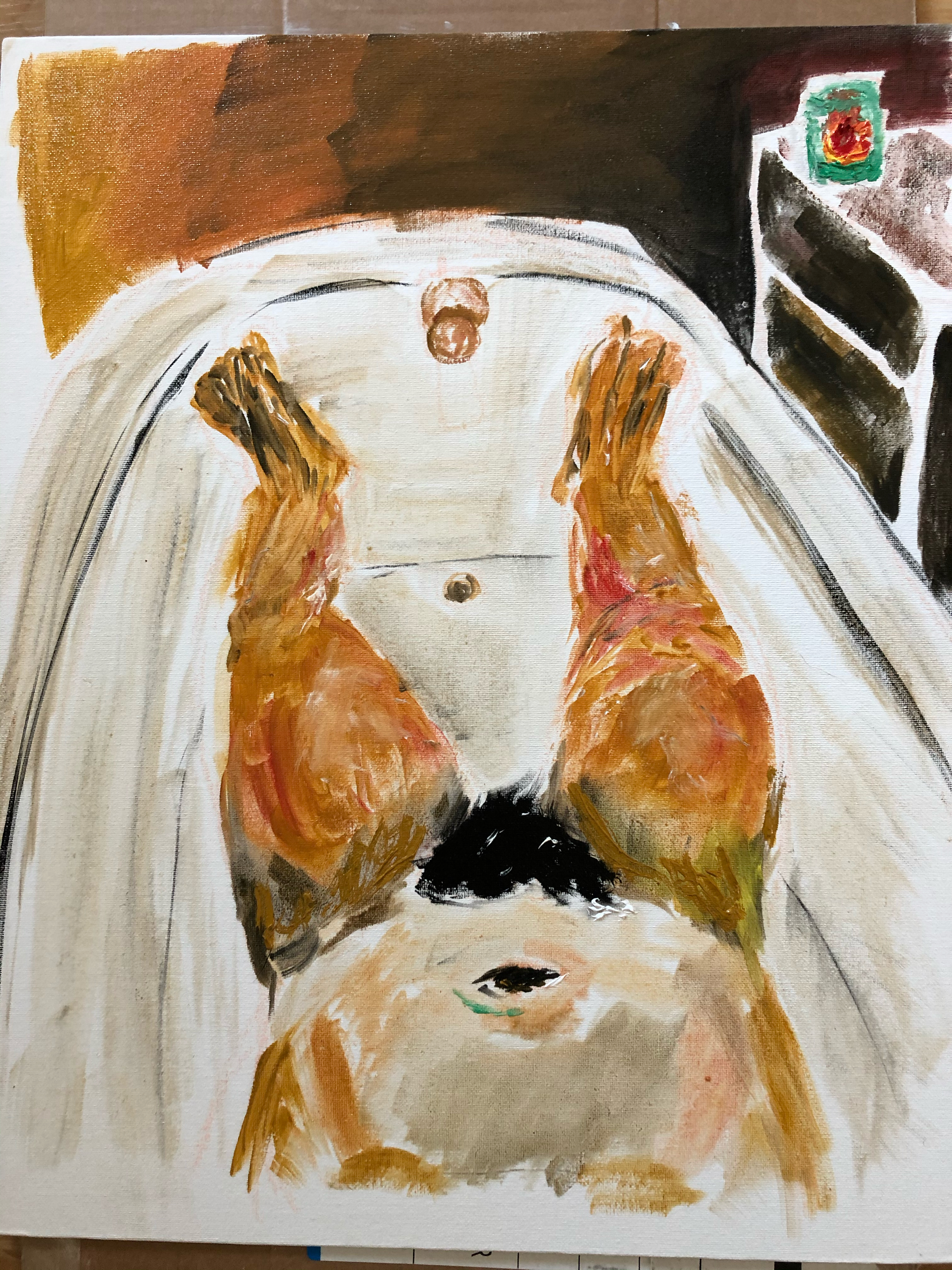 a scene from the bathtub